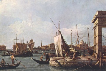 Klassische Venedig Werke - La Punta della Dogana Individuelle Punkt Canaletto Venedig